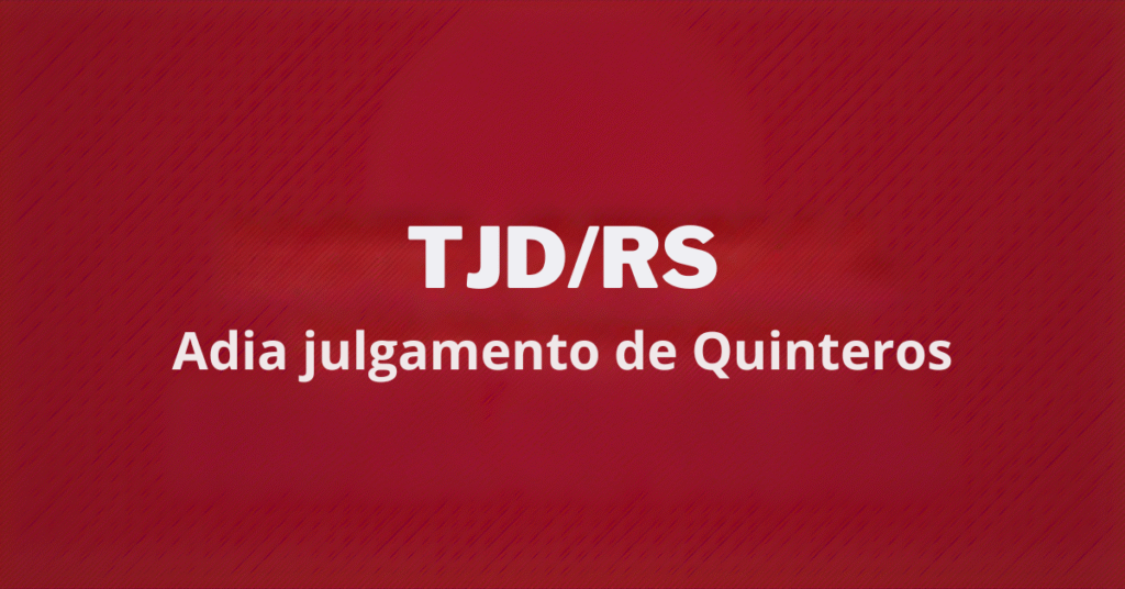 TJD/RS Adia julgamento de Quinteros, técnico do grêmio.